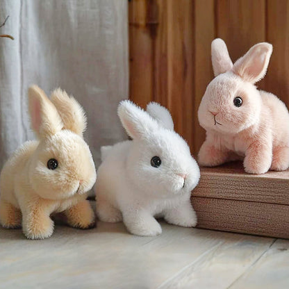 🐰Realistický robotický králíček – perfektní velikonoční hračka pro děti（radost pro děti i vnuky）.