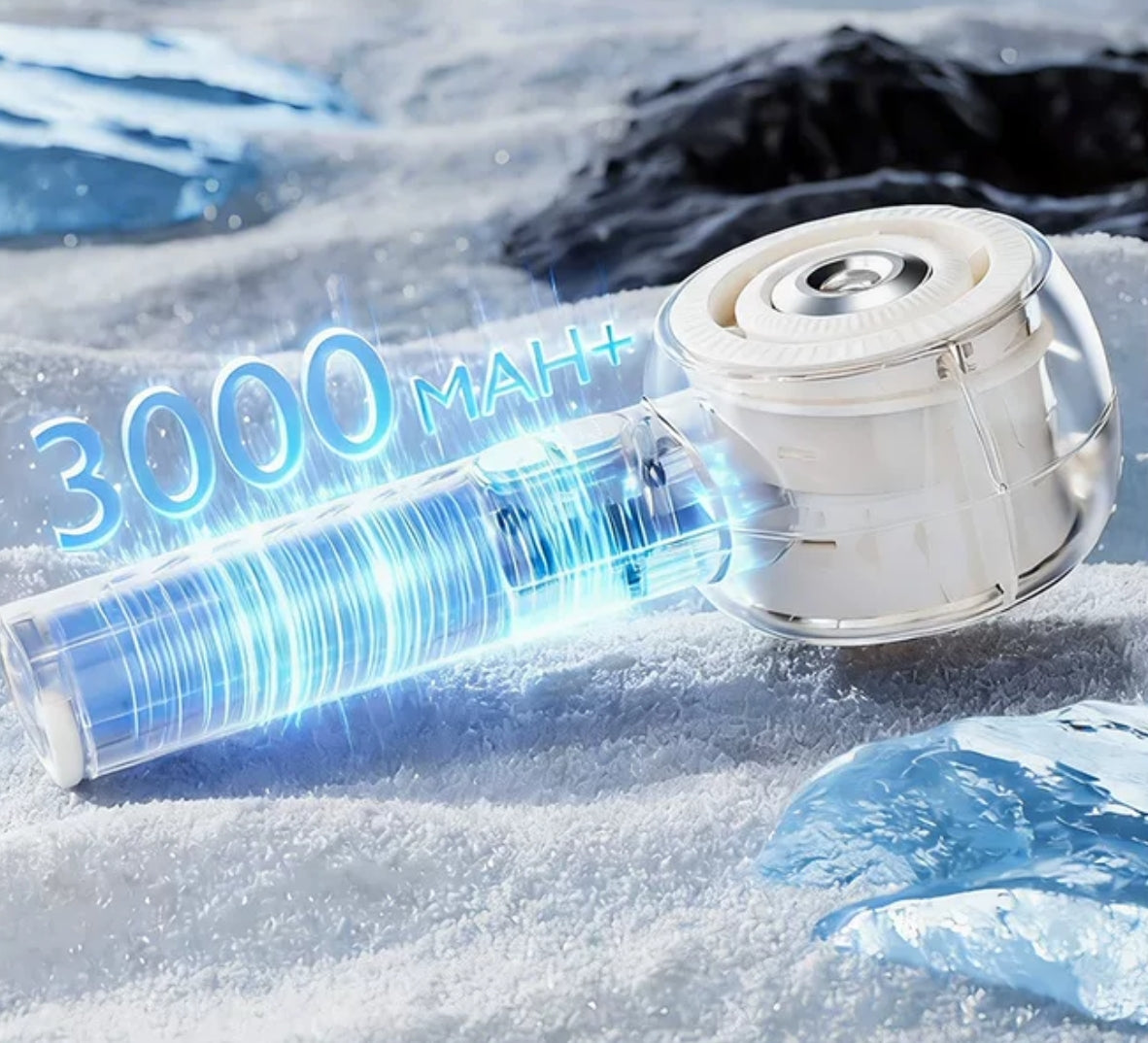❄️ Přenosný chladicí ventilátor se sprejem – Okamžitá úleva od horka kdykoliv během dne