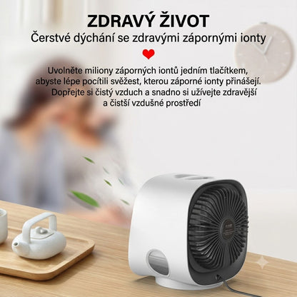 Mini přenosná klimatizace | Bez vrtání | Nízká spotřeba | Tichý provoz