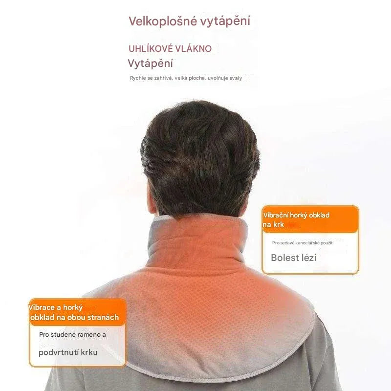 Vyhřívaný masážní polštář na ramena a krk – profesionální uvolnění kdykoli a kdekoli, konec nekonečné bolesti ramen a krku